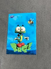Vintage 1995 MAX RACKS Advertising Postcard BUG Sega Saturn Video Game Art RARE picture