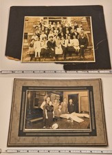 ​Cleburne TX Santa Fe School 1917 & Johnson County Tax Office c1940 Photos S O R picture