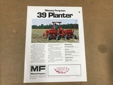 Vintage Massey-Ferguson 37/39 Series Planter Salesman Flyer picture