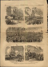 HARPER'S WEEKLY page 3/25 1865 Grand Victory Procession in New York City picture