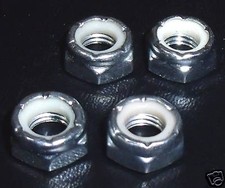 BRAND NEW SET OF 4 REPLACEMENT AXLE WHEEL NUTS FOR SKATEBOARD picture