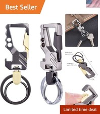 Durable 2 Pack Car Key Chain Bottle Opener Keychains for Modern Men & Women picture