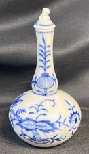 VTG ATQ Rare BLUE ONION by MEISSEN Porcelain 3 5/8