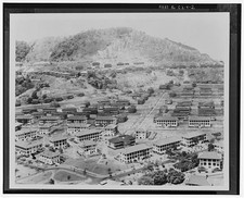 Balboa Panama Canal Zone Quarry Heights Military Reservation 1921 Aerial View picture
