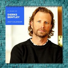 Dierks Bentley  2027 Wall Calendar 12 Month Celebrity Photo Fan Collectible picture