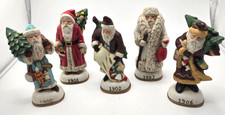 Vintage Lenox Memories of Santa Porcelain Figurines 1994 Lot of 5 Christmas Set picture