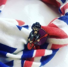 Rare, Limited Edition Lemmy, Motorhead & Hawkwind Pin Badge, A Guy Called Minty picture