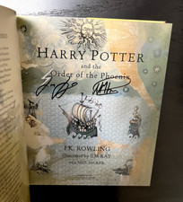 Harry Potter *SIGNED* Order of the Phoenix - UK 1st/1st - Jim Kay - J.K. Rowling picture