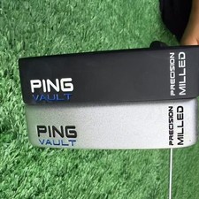 eBay Title PING Vault Golf Putter Head Silver Black Precision Milled + FREE Hea picture