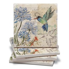 Counterart Thirstystone Flower Garden Designs 4 Pack Assorted Tumbled Tile picture