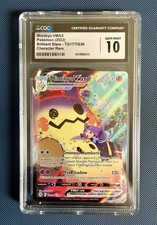 CGC 10 Mimikyu VMAX TG17/TG30 Brilliant Stars TG Ultra Rare Holo English 2022 picture