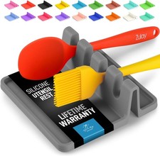 Zulay Kitchen Silicone Spoon Rest Heat Resistant for Stove Top picture