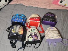 Loungefly Bags Lot of 6 Disney/Anime (New Condition) Mini Backpack picture