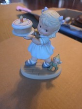 1993 Enesco Memories Of Yesterday May Your Birthday Be Bright And Happy-Girl picture