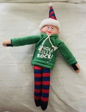 RARE Buffalo Bills Christmas Elf Shelf Sitter Doll Football Holiday Decor ❤️💙 picture