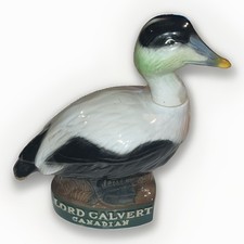 Vintage Lord Calvert Canadian Whiskey Eiden Duck Decanter 1980 #4 picture