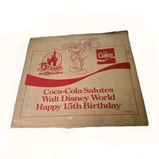 Coca Cola Salutes Disney 15th Anniversary 60-Pin Framed Set In Box picture