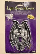Vintage Fun World Div Gargoyle Light Switch Cover Easter Unlimited halloween NIP picture
