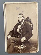 1860s Alexander Cartwright Baseball HOF San Fran CA US Civil War Patriotic Cdv picture