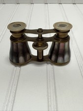 Vintage Lemaire Paris Mother of Pearl Opera Theater Glasses /Binoculars picture