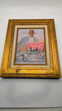 Coca-Cola Classic Framed Print Advertising Artwork Gold Frame Michael Jordan picture