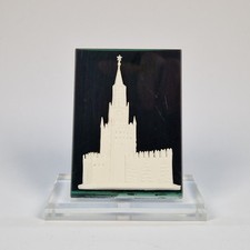 Vintage Soviet Desktop Souvenir Moscow Kremlin Tower USSR Propaganda Retro Gift picture