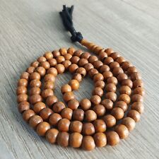 Vintage Antique Natural Wood Tasbih Rosary 99 Beads Dhikr Prayer Misbaha مسبحة picture