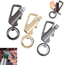 Permanent Match Infinity Lighter Multitool Keychain Bottle Opener Strike for Men picture