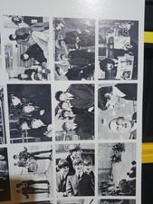 VINTAGE RARE UNCUT SHEET of THE BEATLES Hard Days Night 1964 GUM CARDS picture