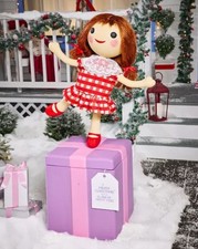 4.5 FT ANIMATED MISFIT DOLLY FROM RUDOLPH RED NOSED REINDEER CHRISTMAS DISPLAY picture