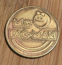 Ms Pac-Man Arcade Token Video Game 1982 Worlds Fair Expo Retro Gaming Promo picture