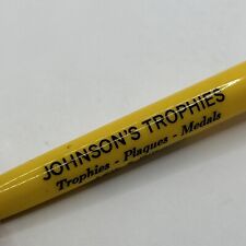 VTG Ballpoint Pen Johnson's Trophies Muncie Indiana picture