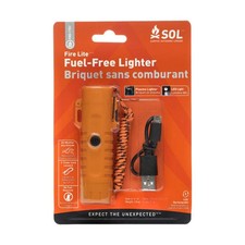 SOL Fire Lite Fuel Free Lighter Rechargeable Waterproof Plasma Arc & Tinder Cord picture