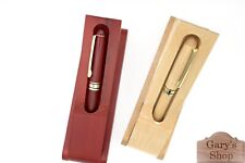 CLOSEOUT PRICE Ballpoint Pen and Flip Gift Storage Case made of renewable Wood picture