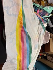 Vtg Pacific Canadian Sunset Rainbow Cloud Double/Twin Sheets 2 Pillowcases picture