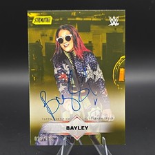 Topps 2026 WWE Stadium Club Bayley Yellow Auto SCA-BAY 32/150 picture