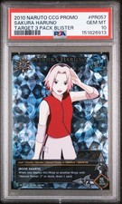 2010 Naruto CCG PROMO PR057 FOIL Sakura Haruno GEM MT 10 POP 11 picture