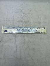 Vintage Blue Sunoco Allen L. Kramer Service Haven PA Advertising Plastic Ruler picture