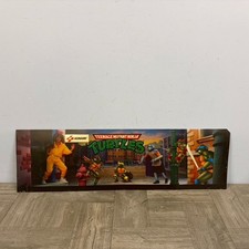Teenage Mutant Ninja Turtles Arcade Marquee Sign OEM Original Part Replacement picture