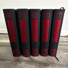 Berserk Deluxe Edition Hardcover Manga Lot Vol 1-5 Kentaro Miura picture