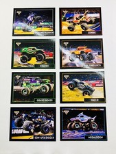 Set of 8 Custom Monster Truck Cards 2024 Jam Grave Digger Toro Loco read picture