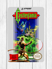 CASTLEVANIA NES GAME BOX ART CUSTOM 8