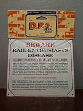 Vintage D.P.S. Stove Enamelled Metal Sign 