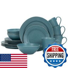 Elanze Designs Charming Chic Ribbed Modern Thrown Pottery Look Ceramic picture