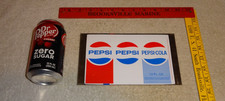 VINTAGE ANTIQUE ORIGINAL PEPSI COLA SODA 🥤 CAN METAL SIGN WISCONSIN ADVERTISING picture