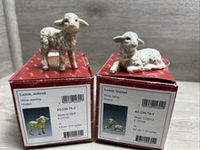 Goebel Hummel Nativity Lambs Pair Standing & Lying Hum 2230/P 2230/O picture