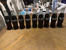 RARE Coca Cola 100th Anniversary International Coke Bottles -9 Bottles In Lot picture