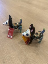 2 Of Flavia Z Drago Dia De Los Muertos Calavera DOG Figure Target picture
