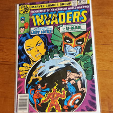 Autrographed Stan Lee 1978 The Invaders #38  Comic Book Lady Lotus, U-Man picture