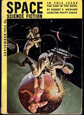 SPACE SCIENCE FICTION September 1952 Robert E Howard Conan Story picture
